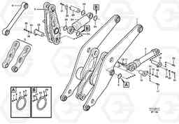 39027 Lifting- and tilt cylinder with assembly parts L150D, Volvo Construction Equipment