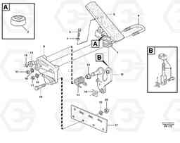 82296 Accelerator pedal L150D, Volvo Construction Equipment