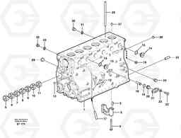 98967 Cylinder block L150D, Volvo Construction Equipment