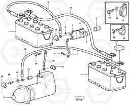 702 Battery cable and main switch L150D, Volvo Construction Equipment