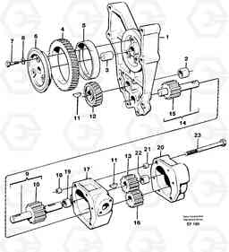 99793 Oil pump L150D, Volvo Construction Equipment