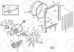 59249 Fan and fan shroud L150D, Volvo Construction Equipment