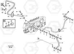 35259 Fuel system, oil pipe, pipe for smoke limiter L150D, Volvo Construction Equipment