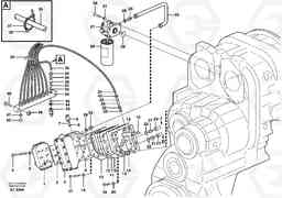 98437 Oil filter and testing block. L150D, Volvo Construction Equipment