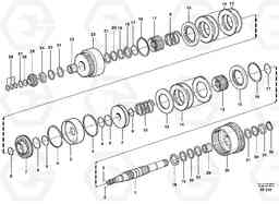 19424 Hydraulic clutch, 3rd / 4th speed L150D, Volvo Construction Equipment