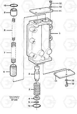 11653 Pressure limiting valve L150D, Volvo Construction Equipment