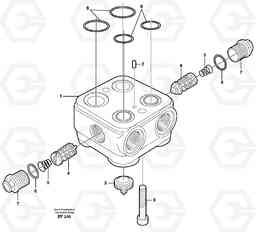 45926 Valve body L110E S/N 1002 - 2165 SWE, 60001- USA,70201-70257BRA, Volvo Construction Equipment