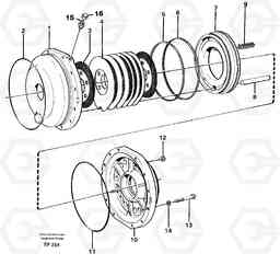 58756 Parking brake L150D, Volvo Construction Equipment