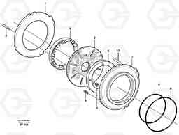 61224 Multi-disc brake, rear L150D, Volvo Construction Equipment