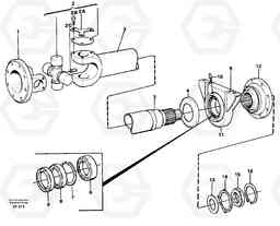 11658 Propeller shaft L150D, Volvo Construction Equipment