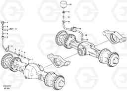 85593 Venting, planet shafts L150D, Volvo Construction Equipment