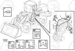 90362 Cable harness, transmission L150D, Volvo Construction Equipment