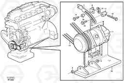 23772 Compressor for cooling agent R134a with fitting parts. L150D, Volvo Construction Equipment