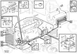 39023 Assembly of hose: evaparator, receiver drier and condenser. L150D, Volvo Construction Equipment