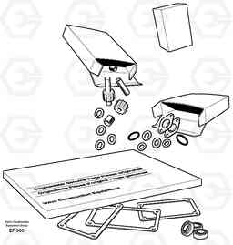 52013 Repair kit for transmission L150D, Volvo Construction Equipment