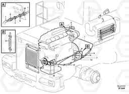 58748 Cable harness, compressor. L150D, Volvo Construction Equipment