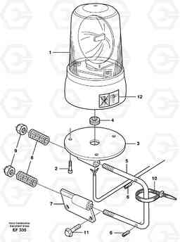 35261 Revolving warning light. L150D, Volvo Construction Equipment