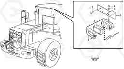 61174 Work lights, rear. L150D, Volvo Construction Equipment