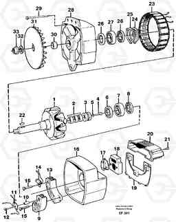 80769 Alternator. L150D, Volvo Construction Equipment