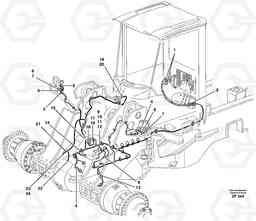 39649 Cable harness, front L150D, Volvo Construction Equipment