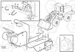 61175 Cable harnesses, cab L150D, Volvo Construction Equipment