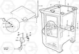 103841 Voltage converter and cable harness for radio. L150D, Volvo Construction Equipment