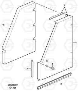 63161 Side hatches L150D, Volvo Construction Equipment