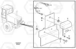 41152 Sign lamp. L180D, Volvo Construction Equipment