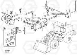 19709 Brake hoses, tank - pump - footbrake valve L180D, Volvo Construction Equipment