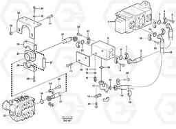 91948 Hydraulic system, feed line L180D, Volvo Construction Equipment