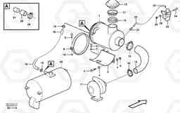 89994 Air filter with fitting parts L180D, Volvo Construction Equipment