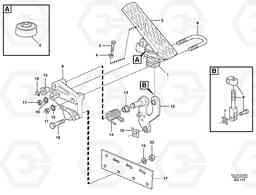 81812 Accelerator pedal L180D, Volvo Construction Equipment