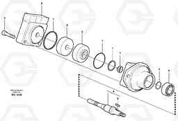 23527 Hydraulic motor L180D, Volvo Construction Equipment