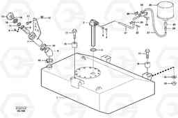 86741 Fuel tank with fitting parts L180D, Volvo Construction Equipment