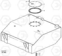 18578 Fuel tank L180D, Volvo Construction Equipment