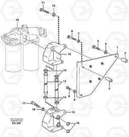 58761 Distribution housing L180D, Volvo Construction Equipment