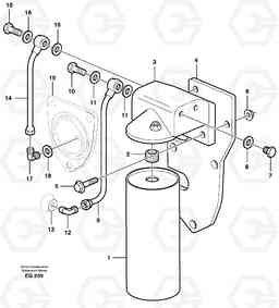 41150 Oil filter by pass L180D, Volvo Construction Equipment