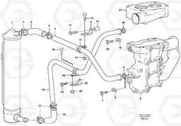 33821 Oil cooler with hoses L180D, Volvo Construction Equipment