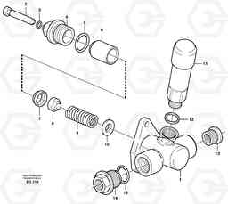 97016 Feed pump L180D, Volvo Construction Equipment