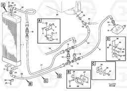 84196 Hydraulic oil cooler L180D, Volvo Construction Equipment