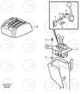 22415 Servo valve with fitting parts L180D, Volvo Construction Equipment