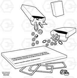 53879 Repair kits for engine L180D, Volvo Construction Equipment