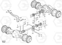 15580 Propeller shafts with fitting parts L180D, Volvo Construction Equipment