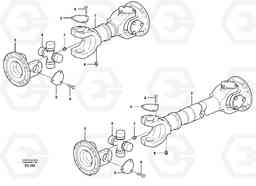 24453 Propeller shaft L180D, Volvo Construction Equipment