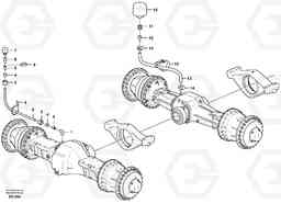 84996 Venting, planet shafts L180D, Volvo Construction Equipment