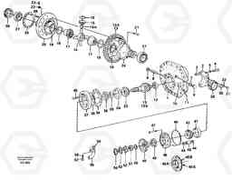 60495 Final drive, front L180D, Volvo Construction Equipment