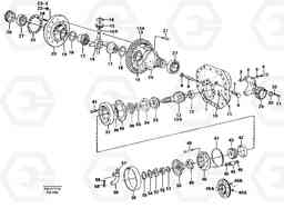 60496 Final drive, rear L180D, Volvo Construction Equipment
