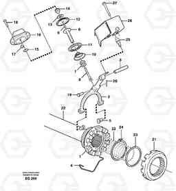 15584 Differential lock L180D, Volvo Construction Equipment