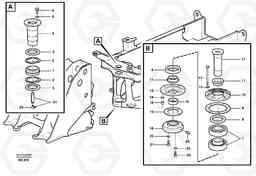 19643 Frame link L180D, Volvo Construction Equipment