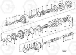 15570 Hydraulic clutch, forward / 1 st speed L180D, Volvo Construction Equipment